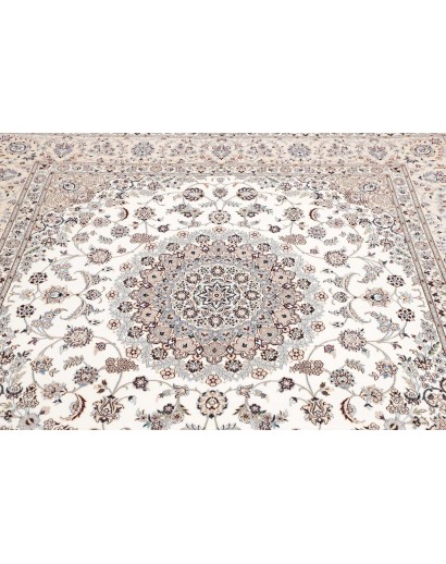 Tappeto Nain 6La Persia bianco 209x205