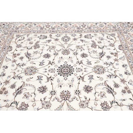 Tappeto Nain 6La Persia bianco grigio 200x210