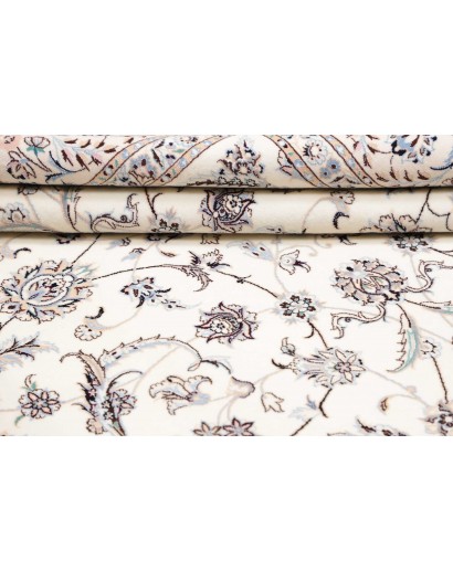 Tappeto Nain 6La Persia bianco grigio 200x210