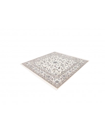 Tappeto Nain 6La Persia bianco grigio 208x210