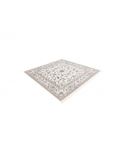 Tappeto Nain 6La Persia bianco grigio 208x210