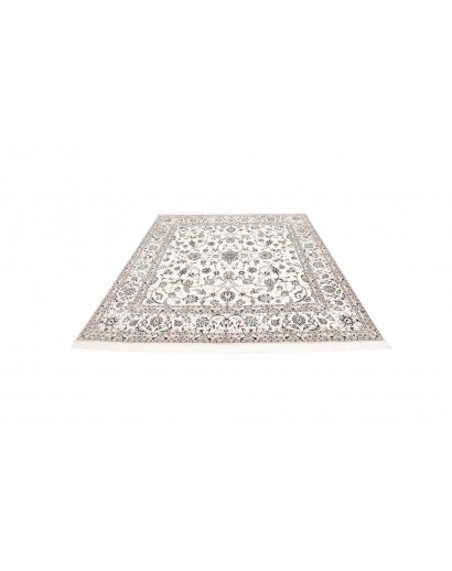 Tappeto Nain 6La Persia bianco grigio 208x210