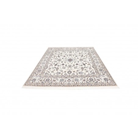 Tappeto Nain 6La Persia bianco grigio 208x210