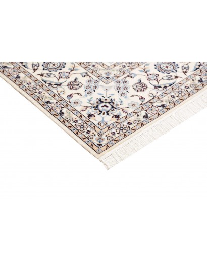 Tappeto Nain 6La Persia bianco grigio 208x210