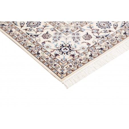 Tappeto Nain 6La Persia bianco grigio 208x210