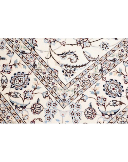 Tappeto Nain 6La Persia bianco grigio 208x210