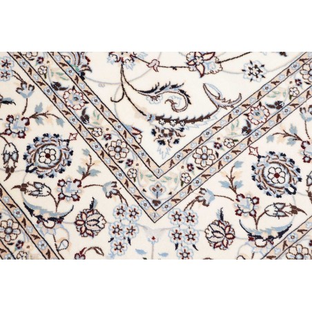 Tappeto Nain 6La Persia bianco grigio 208x210