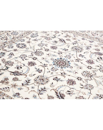Tappeto Nain 6La Persia bianco grigio 208x210