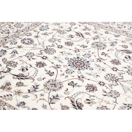 Tappeto Nain 6La Persia bianco grigio 208x210