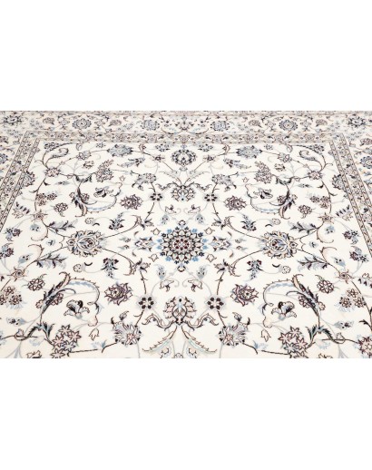 Tappeto Nain 6La Persia bianco grigio 208x210