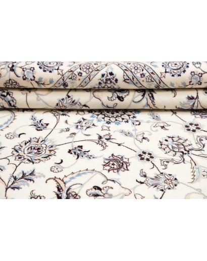 Tappeto Nain 6La Persia bianco grigio 208x210