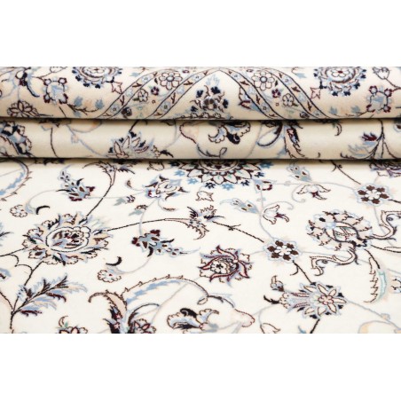 Tappeto Nain 6La Persia bianco grigio 208x210
