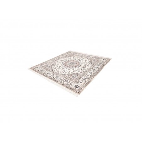 Tappeto Nain 6La Persia bianco grigio 205x213