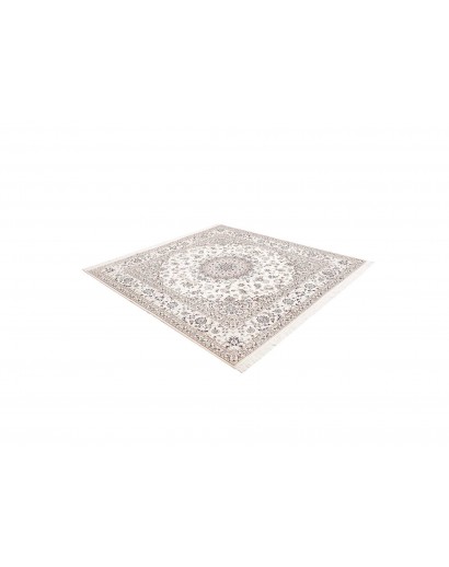 Tappeto Nain 6La Persia bianco grigio 205x213