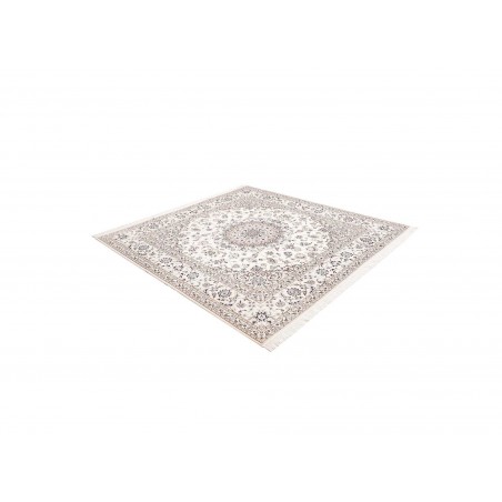 Tappeto Nain 6La Persia bianco grigio 205x213