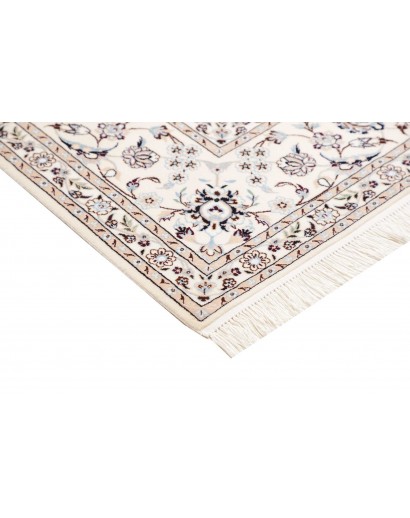 Tappeto Nain 6La Persia bianco grigio 205x213