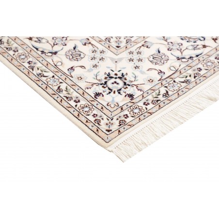 Tappeto Nain 6La Persia bianco grigio 205x213