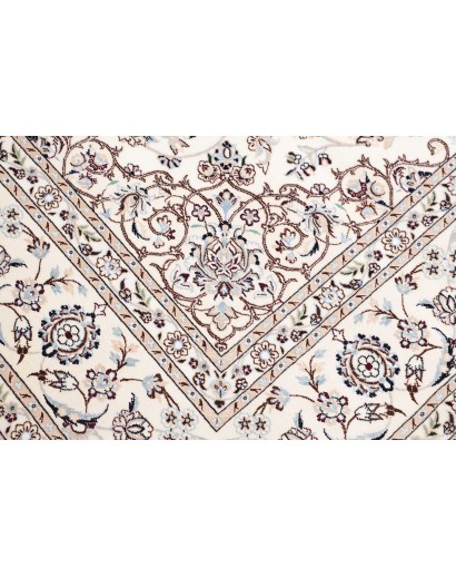 Tappeto Nain 6La Persia bianco grigio 205x213