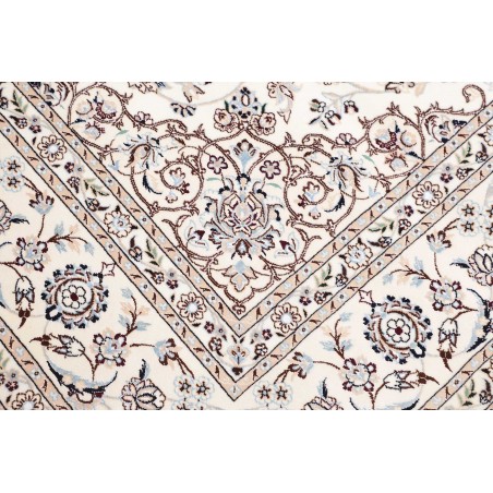 Tappeto Nain 6La Persia bianco grigio 205x213