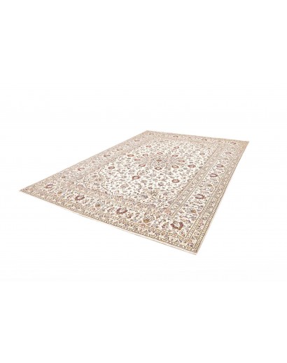 Tappeto Kashan Persia bianco azzurro 243x342