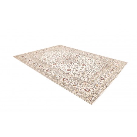Tappeto Kashan Persia bianco azzurro 243x342