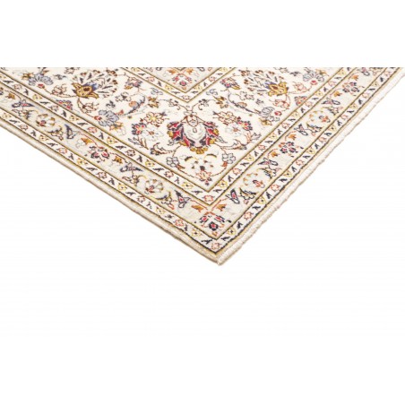 Tappeto Kashan Persia bianco azzurro 243x342