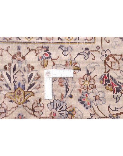 Tappeto Kashan Persia bianco azzurro 243x342