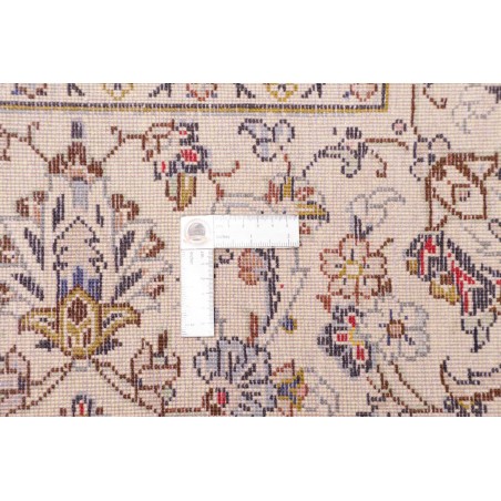 Tappeto Kashan Persia bianco azzurro 243x342