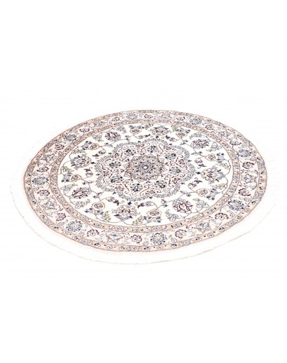 Tappeto Nain 9La Persia bianco grigio 105x105