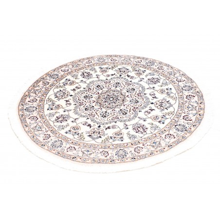 Tappeto Nain 9La Persia bianco grigio 105x105
