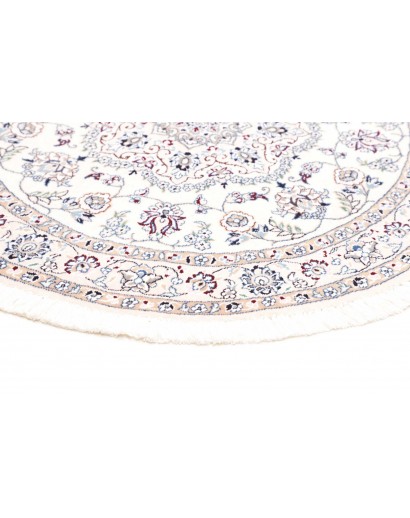 Tappeto Nain 9La Persia bianco grigio 105x105