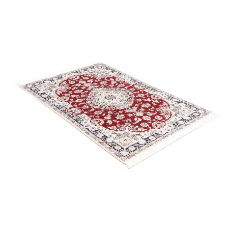 Tappeto Nain 9La Persia bianco grigio 107x154