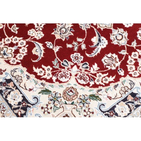 Tappeto Nain 9La Persia bianco grigio 107x154