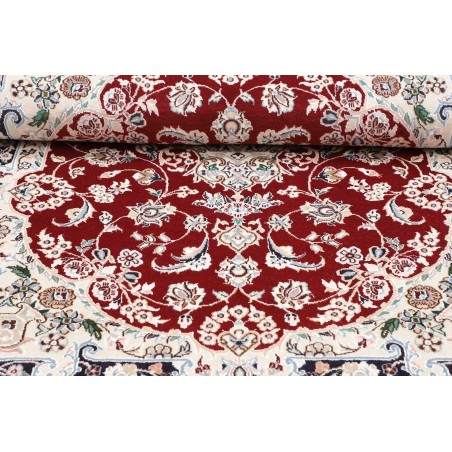 Tappeto Nain 9La Persia bianco grigio 107x154