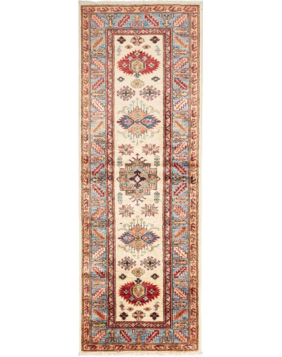 Tappeto Kazak Fine Pakistan marrone rosso 60x172