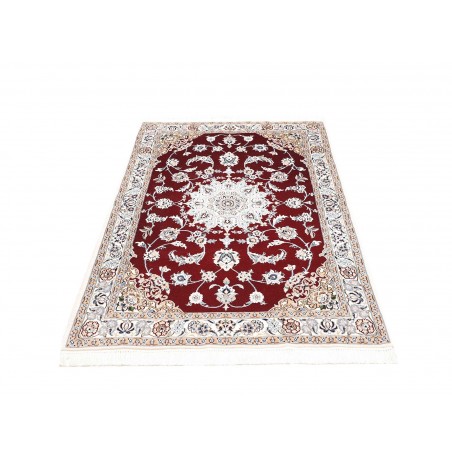 Tappeto Nain 9La Persia bianco grigio 101x162