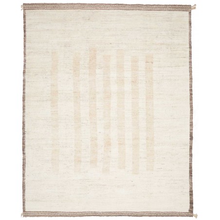 Tappeto Gabbeh Marrakech Pakistan bianco marrone 246x309