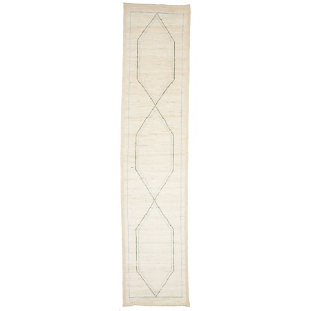 Tappeto Gabbeh Marrakech Pakistan bianco 83x375