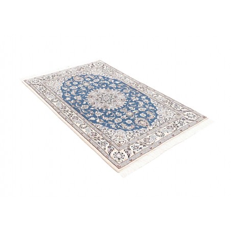 Tappeto Nain 9La Persia blu 104x155