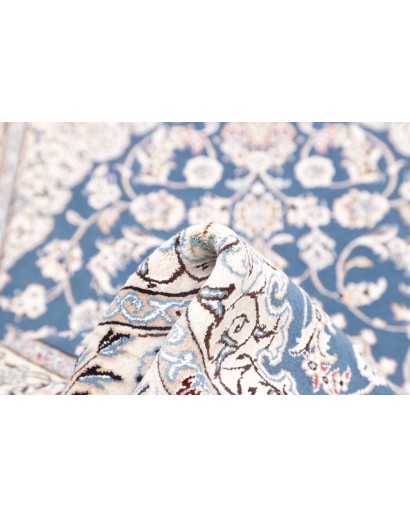 Tappeto Nain 9La Persia blu 104x155
