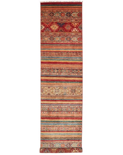 Tappeto Samarkand Pakistan rosso 106x470