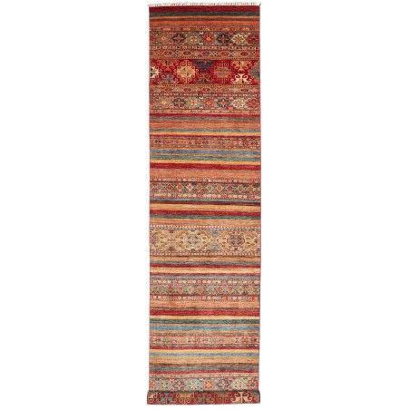 Tappeto Samarkand Pakistan rosso 95x469