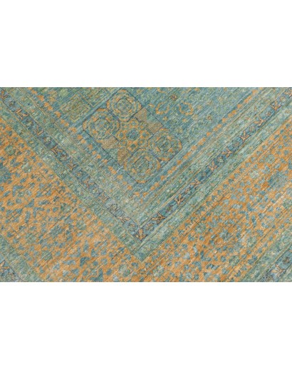 Tappeto Mamlouk Pakistan azzurro marrone 267x358