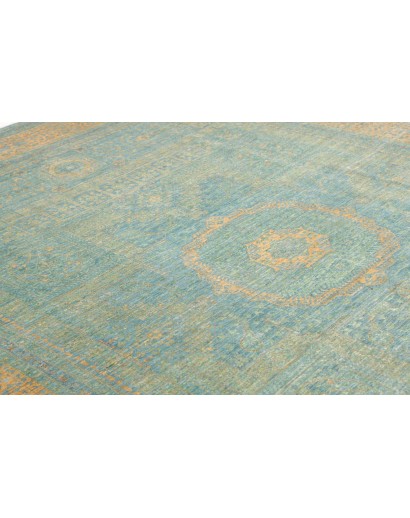 Tappeto Mamlouk Pakistan azzurro marrone 267x358
