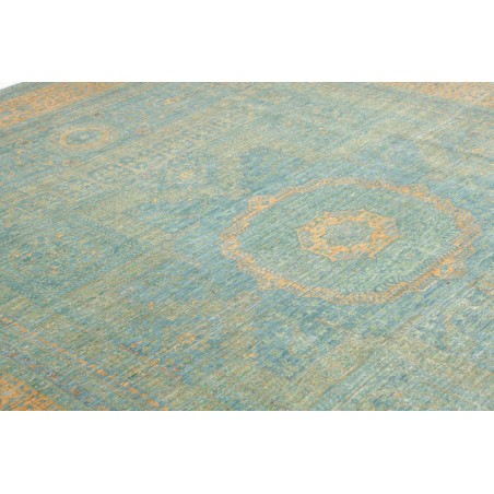 Tappeto Mamlouk Pakistan azzurro marrone 267x358
