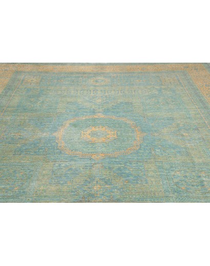 Tappeto Mamlouk Pakistan azzurro marrone 267x358