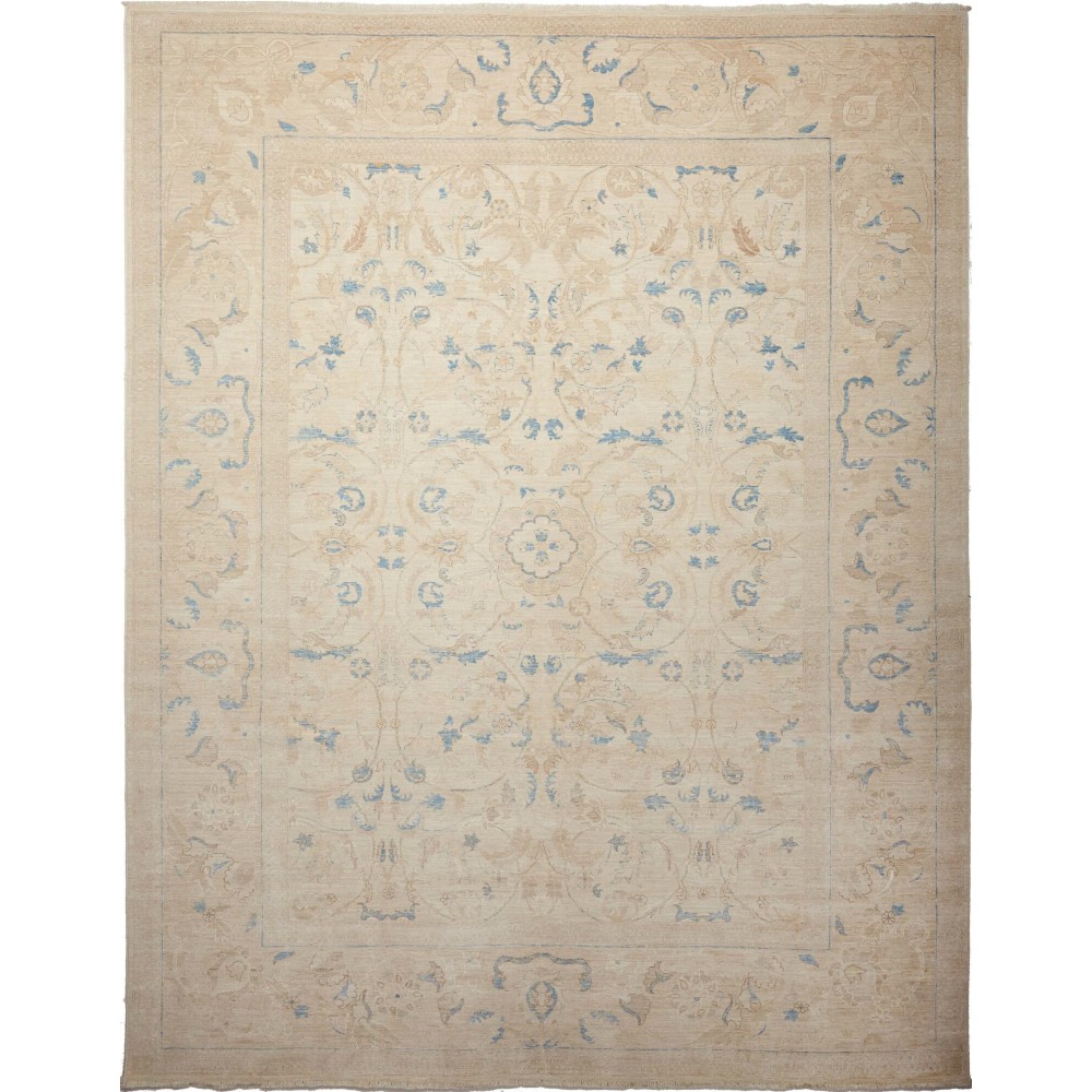 Tappeto Zigler Extra Fine Pakistan marrone azzurro 274x353 Tappeto Zigler Extra Fine Pakistan marrone azzurro 274x353