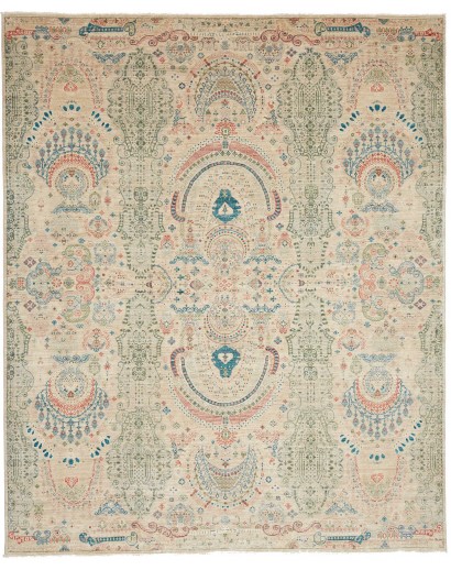 Tappeto Shahi Fine Pakistan beige grigio 245x302