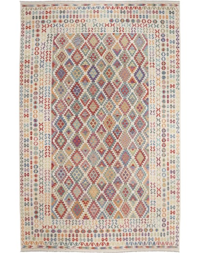 Tappeto Kilim Afghanistan beige marrone 317x499