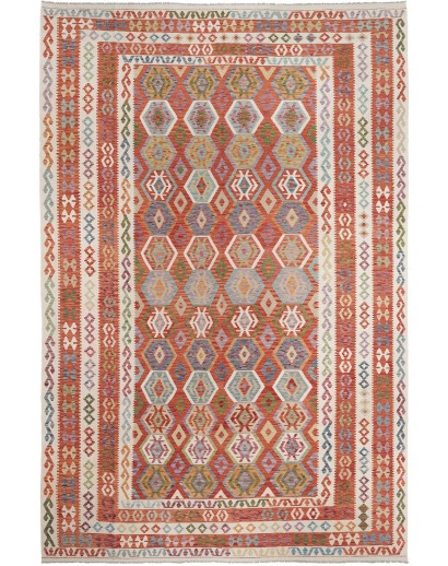 Tappeto Kilim Afghanistan marrone 320x487